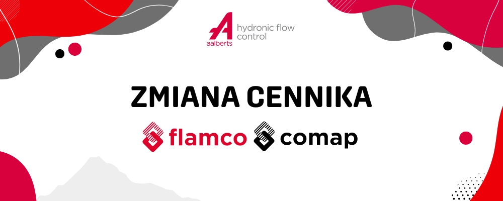 AALBERTS HFC - Zmiana cennika marek Flamco i Comap - banner